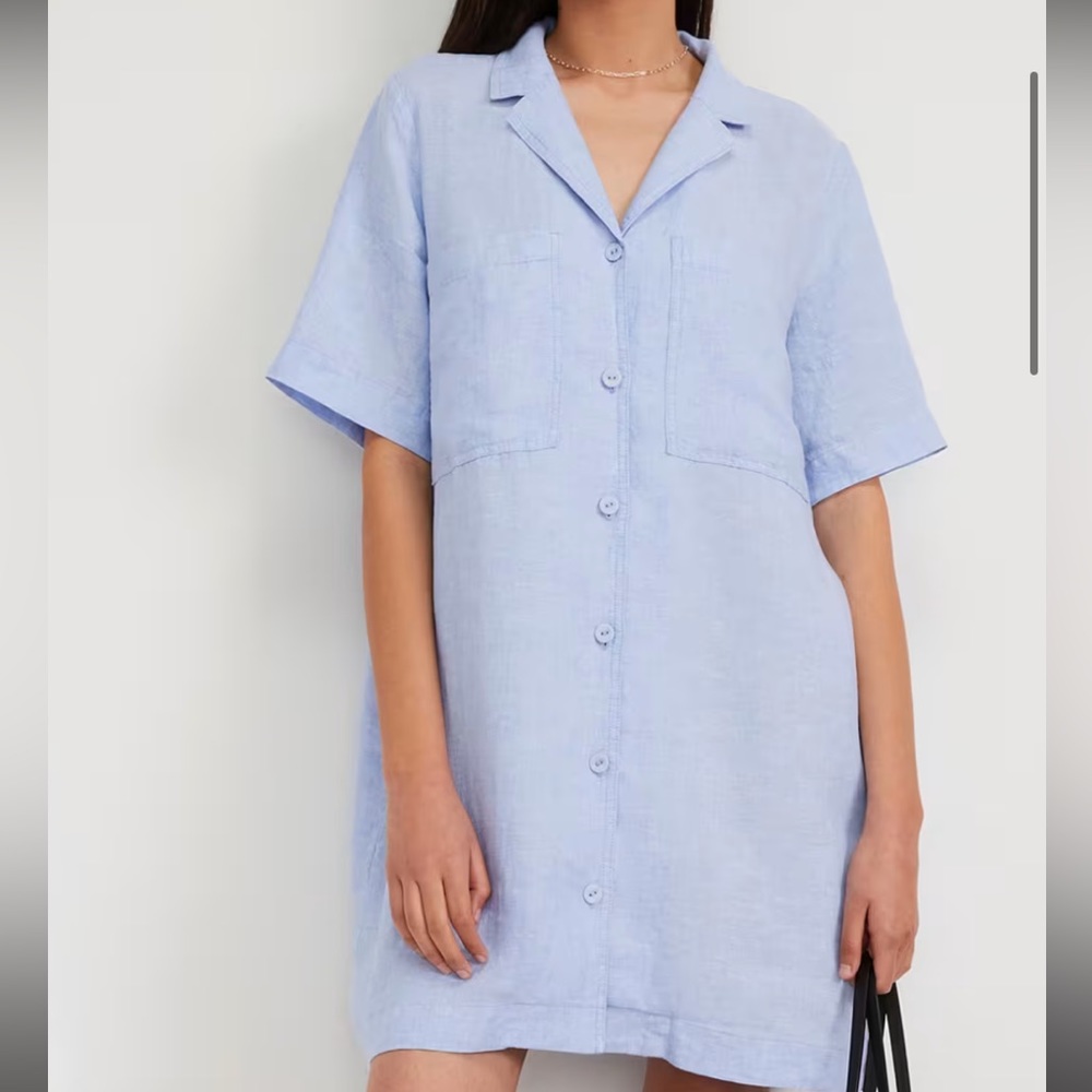 Everlane Workwear Linen Dress